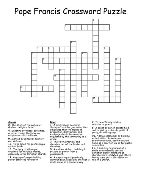 Answers for papal ambassador (6) crossword clue, 6 letters. Search for crossword clues found in the Daily Celebrity, NY Times, Daily Mirror, Telegraph and major publications. Find clues for papal ambassador (6) or most any crossword answer or …